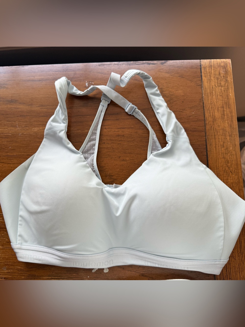 lululemon athletica Light Blue Padded Wireless Sports Bra